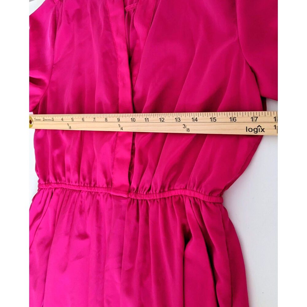 Women's Old Navy Hot Pink 3/4 Sleeve Dress Size M - Picture 5 of 8